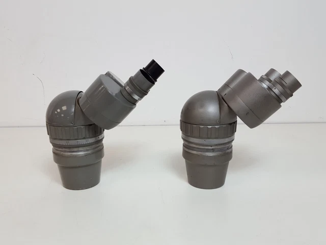 2 x Olympus Stereo Zoom Binocular Microscope Heads Lab