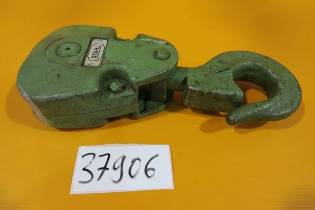 Gancio gru acciaio gancio di carico flacone gru sottoboglia 1250 kg per gru padiglione 37906