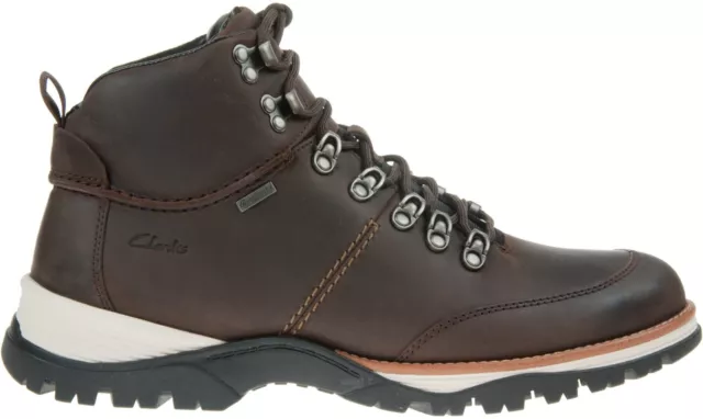 CLARKS MENS BNIB Alpine Boots TOPTON PINE GTX Dark Brown Leather UK 11 ...