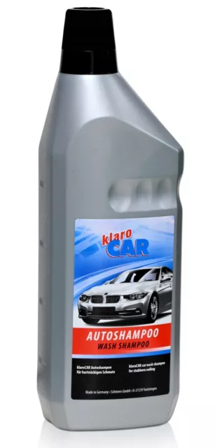 Klaro Autoshampoo Wasch & Wachs 1 Ltr Wachse Shampoo Autowäsche Autopflege Auto