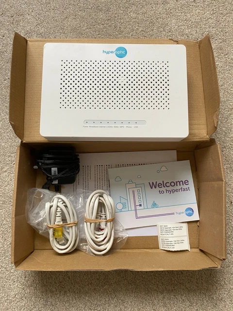 WIFI HYPEROPTIC ZTE ZXHN H298A Home Gateway 1gbps speed Router Fibre ...