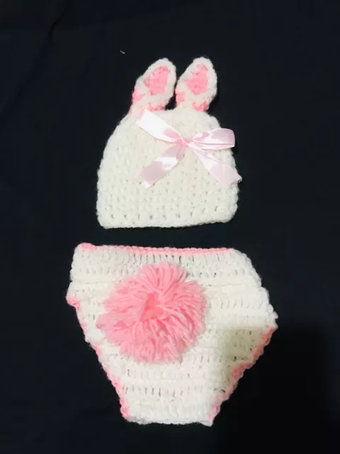 Newborn Baby Girl Boy Crochet Knit Costume Photo Photography Prop Hats Outfits