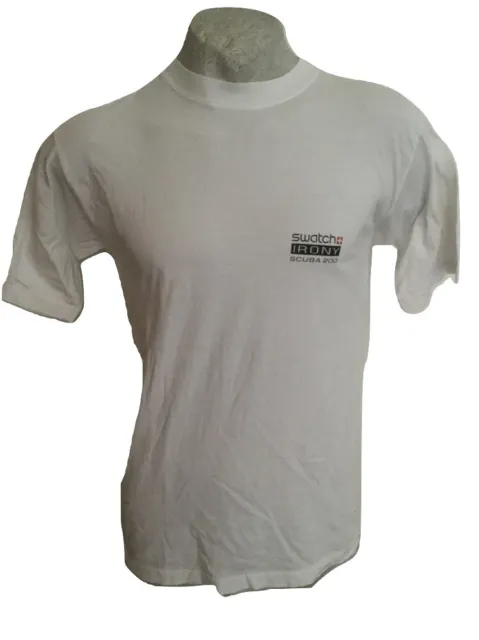 Maglia Da Uomo Sportiva Swatch Irony Scuba 200 T-Shirt Unisex Vintage Size L
