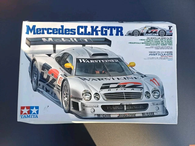 VINTAGE RARE TAMIYA 1/24 Réf 24195 Mercedes CLK-GTR NO.195 EUR 70,00