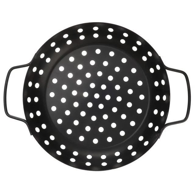 Padella di scarico barbecue 29,7 x 22,7 cm spray acciaio al carbonio antiaderente