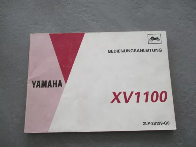 Bordbuch Fahrer-Handbuch Yamaha XV 1100 ET 3LP-28199-G0 Bedienungsanleitung