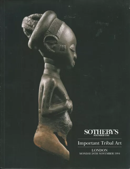 SOTHEBY’S LONDON IMPORTANT TRIBAL ART AFRICAN OCEANIC Maori Auction Catalog 1994