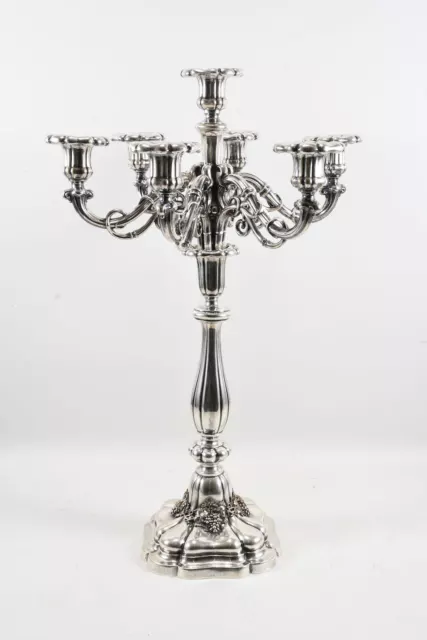 B56H79- Silber 800 große Girandole, Gewicht: 1686 g