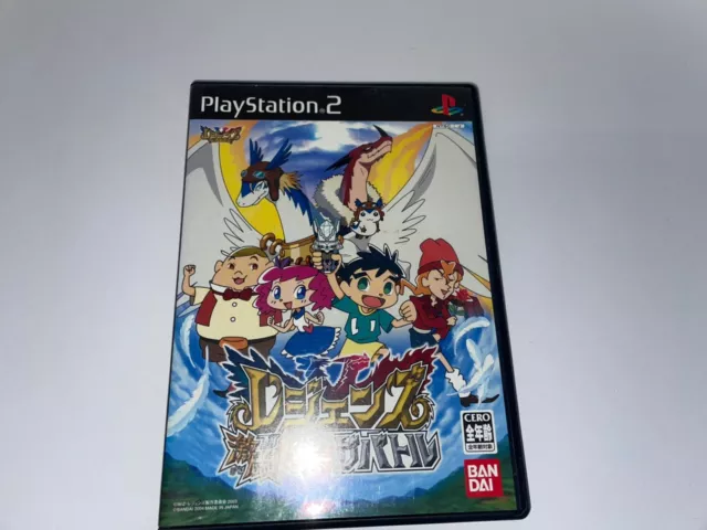 PS2 Legends Fierce Fight Saga Battle Japanese Version PlayStation 2 BANDAI Used