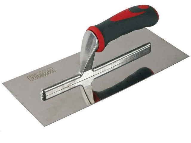 Faithfull de Plâtrier Arrivée Truelle Acier Inoxydable Doux Poignée Grip 11 x 4