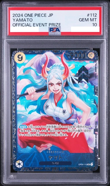 PSA 10 YAMATO OP04-112 SR Flagship Battle Best 8 Prize ONE PIECE
