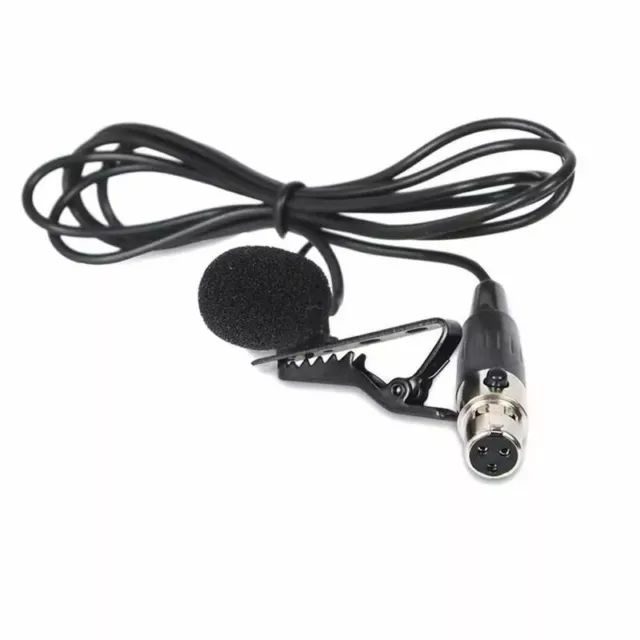 Lavalier Pro Clip Mikrofon Mini-XLR 3-polig Ansteck-Mikrofon Krawatte Funk Live