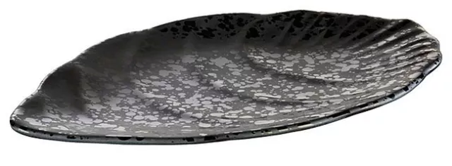 Buffet Tablett aus Melamin matt Schwarz SERIE GLAMOUR 25 x 15,5 cm Gastlando