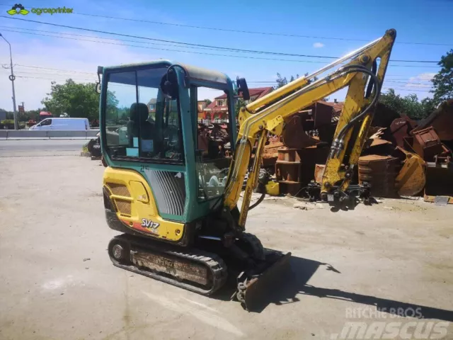 Yanmar Sv15 Sv17 Ex Excavator Workshop Manuel Service Réparation Pdf Dvd...