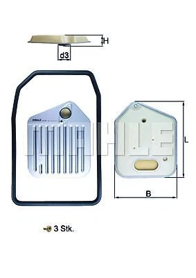 KNECHT MAHLE FILTRO OLIO CAMBIO AUTOMATICO CON GUARNIZIONE adatto per BMW 3 5 7X5
