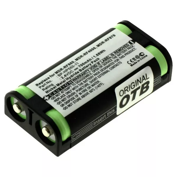 OTB - Ersatzakku kompatibel zu Sony BP-HP550-11 - 2,4 Volt 700mAh Ni-MH