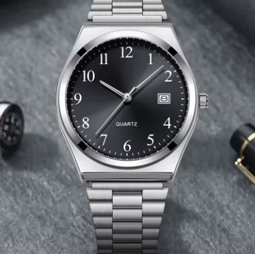 Montre Mécanique JOHNSON 17 Rubis SWISS MADE - Ne Fonctionne Pas, Balancier OK, Occasion Très Bon état