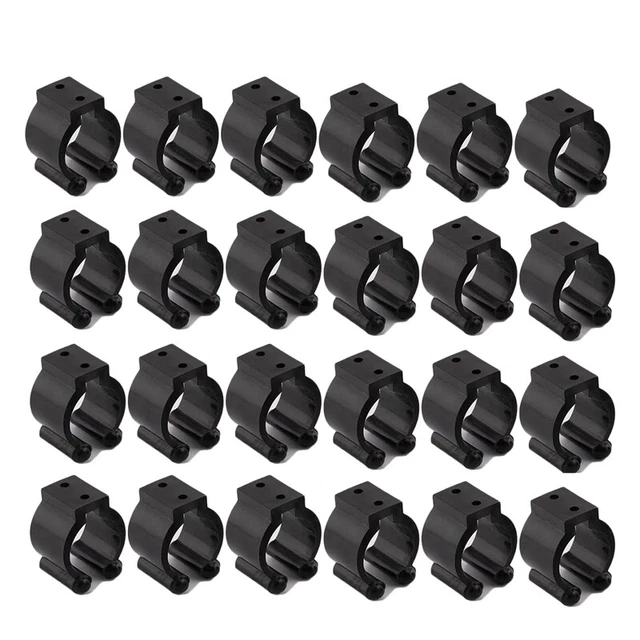 24 Pack Fishing Rod Storage Clips Holder Billiard Cue OrgaH7