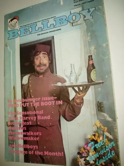 The Who Bellboy Tour Programme 1976    Keith Moon / Sensational Alex Harvey Band