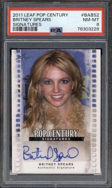 2021 LEAF POP Century Superstar Swatches Britney Spears Jumbo