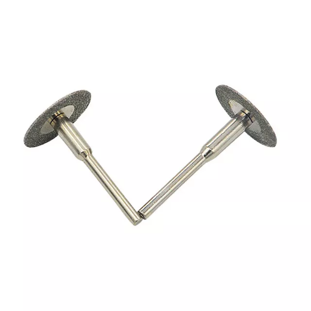 25mm Mini Diamond Cutting Disc Set Glass Rock Lapidary Disc Rotary Tool  #ur