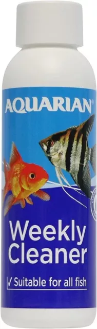 AQUARIAN Aquariums Clean and Healthy Weekly Cleaner Water Conditioner