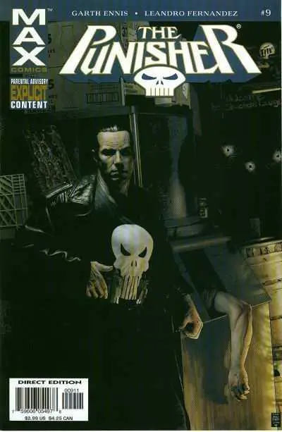The Punisher #9 MAX, NM 9.4, 1st Print, Garth Ennis Story, 2004