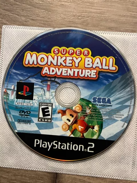 Super Monkey Ball Adventure (Sony PlayStation 2, 2006) DISC ONLY