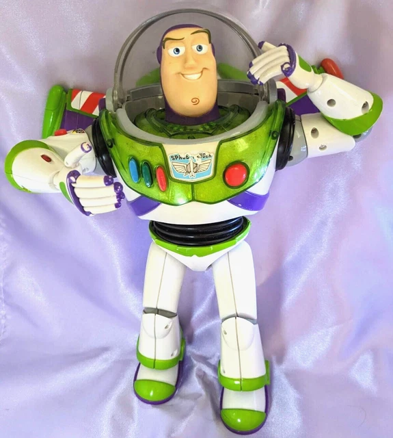 TOY STORY TALKING Buzz Lightyear Thinkway Toys Pixar Disney 12” Sounds