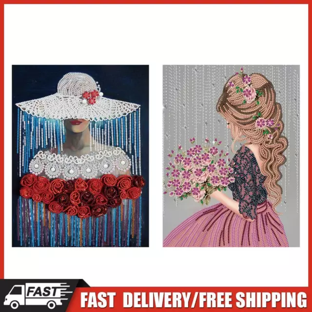 Diamond Painting Kit Girl Partial Special Shape Drill DIY Crafts Mosaic Pictures