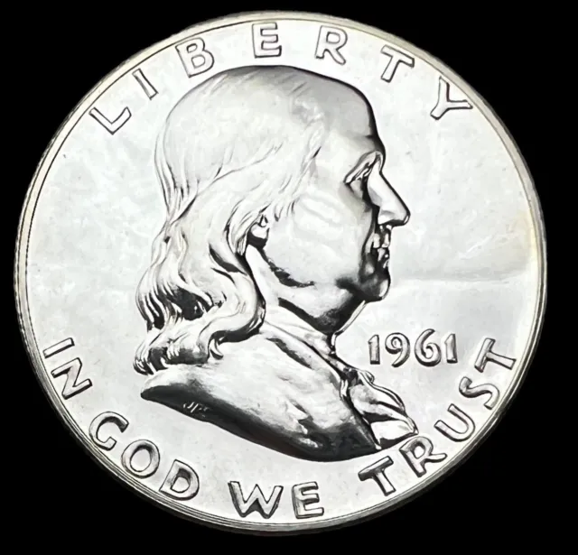 1961 (P) Franklin Half Dollar Roll 90% Silver UNCIRCULATED 20 US Coins