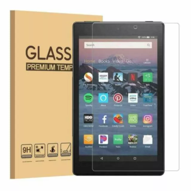 Genuine Tempered Glass Screen Protector for Amazon Fire HD 7 8 10 2021, 2022 UK 3