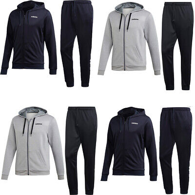 Adidas Mens Tracksuit Bottoms Linear Full Zip Track Suit Hoodie Tracksuits Pant