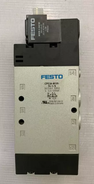 Festo MHA4-MS1H-3/2G-4-K-SA Magnetventil Solenoid Valve 3/2 Closed 24VDC