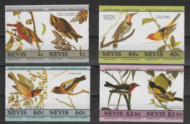 9141  Nevis  Vögel  268-75  geschnitten