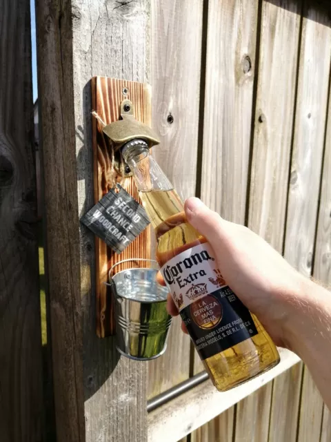 Wall Mounted Bottle Opener | outdoor decor | Father's Day gift | man cave