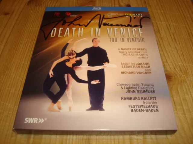 JOHN NEUMEIER Death in Venice Tod in Venedig ARTHAUS BD BLU-RAY Signed Signiert