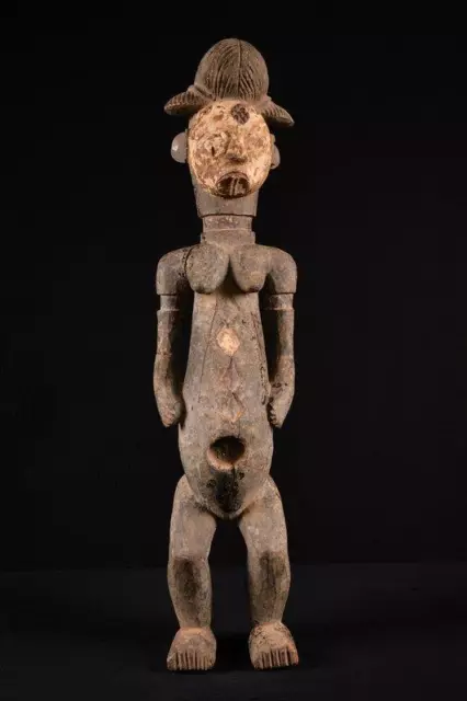 17212 An Authentic African Punu Female Statue Gabon