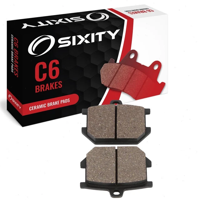 Front Ceramic Brake Pads 1980-1981 Yamaha XS650 Set Full Kit G H SH Complete at
