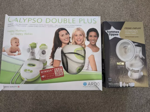 Calypso Double Plus breast pump electric and Manual Tommee Tippee Pump