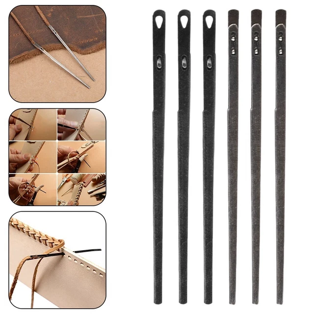Für Stricker Stricklochnadel DIY Haushalt Einzel- Und Doppel -Augennadeln