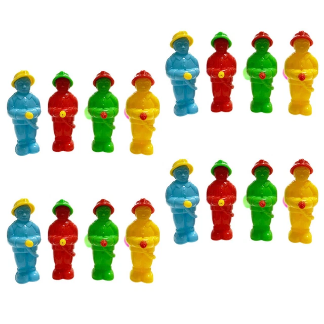 30 Pcs Creative Firefighter Toy Mini Water Bath Toys Kids Outdoor