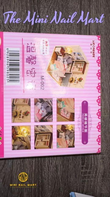 Rolife Wooden LED DIY Dollhouse Miniature Furniture Kit Doll House Xmas Gifts