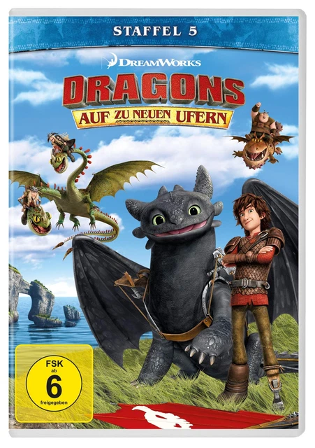 DRAGONS - AUF zu neuen Ufern, Staffel 5 [4 DVDs] (DVD) (US IMPORT) £26.