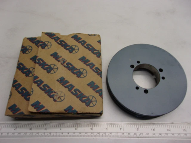 Maska 2-3V5.30(Sh) Double Groove Pulley  / Sheave  Sh Bore, 0732A