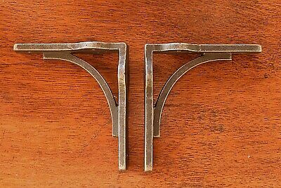 A Pair Of Solid Iron Industrial Arched Brackets Shelf Bracket Retro Cr12