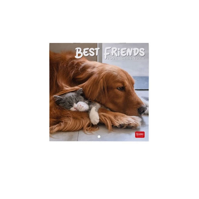 CALENDARIO 2024 LEGAMI cm 18X18 BEST FRIENDS da parete VERTICALE EUR 7