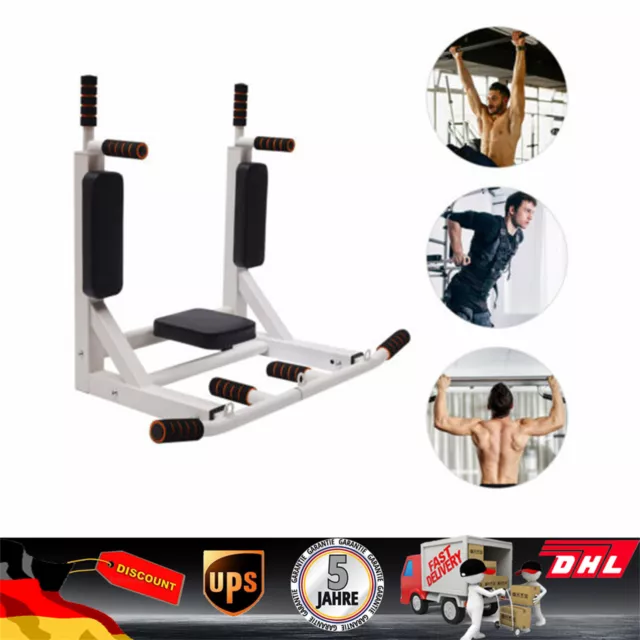 3 In 1 Pull Up Bar Power Multigriff Klimmzugstange Klimmzug Stangen Wandmontage!