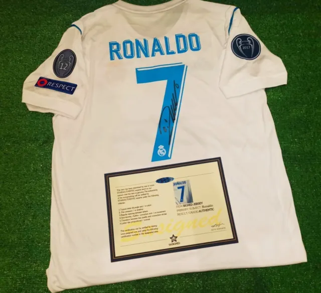 Signed Ronaldo Real Madrid Shirt