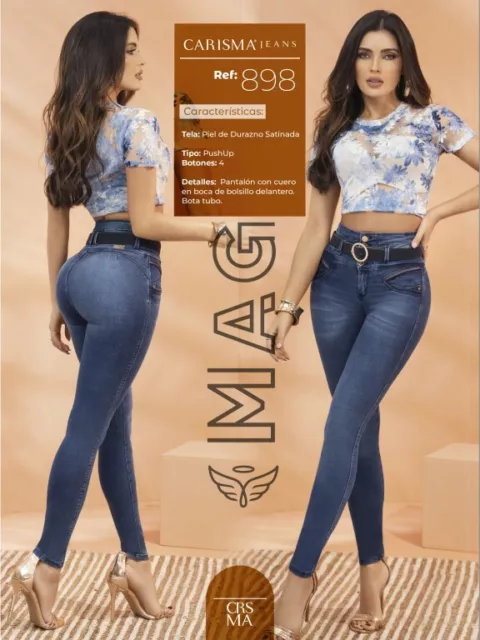 COLOMBIAN SLIMMING SEXY Jumpsuit Jeans Levanta Cola Skinny Push Up Butt  Lifter $75.04 - PicClick